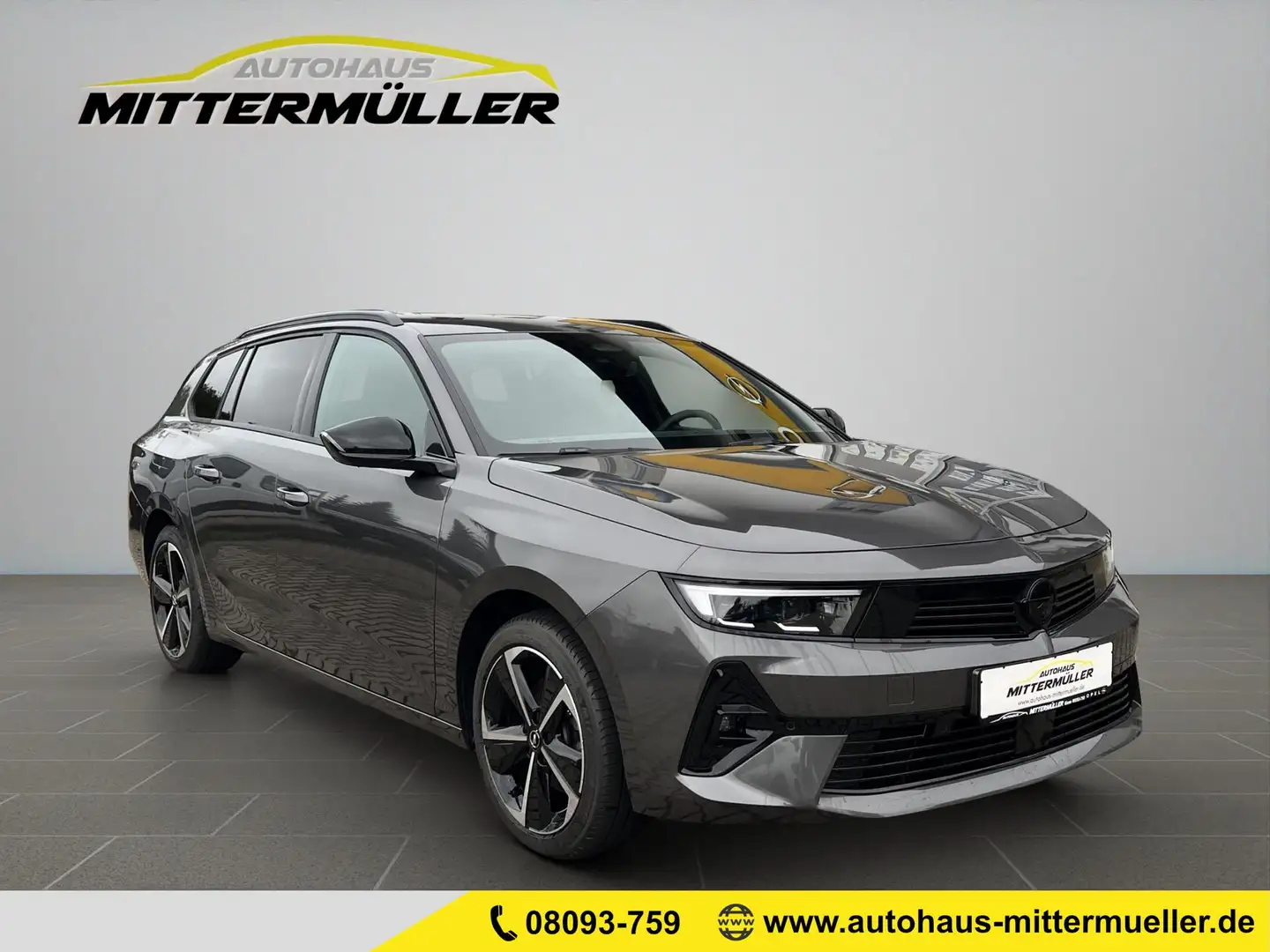 Opel Astra Sports Tourer L 1.2 Turbo GS AHK Navi 8 fach be... Grau - 1