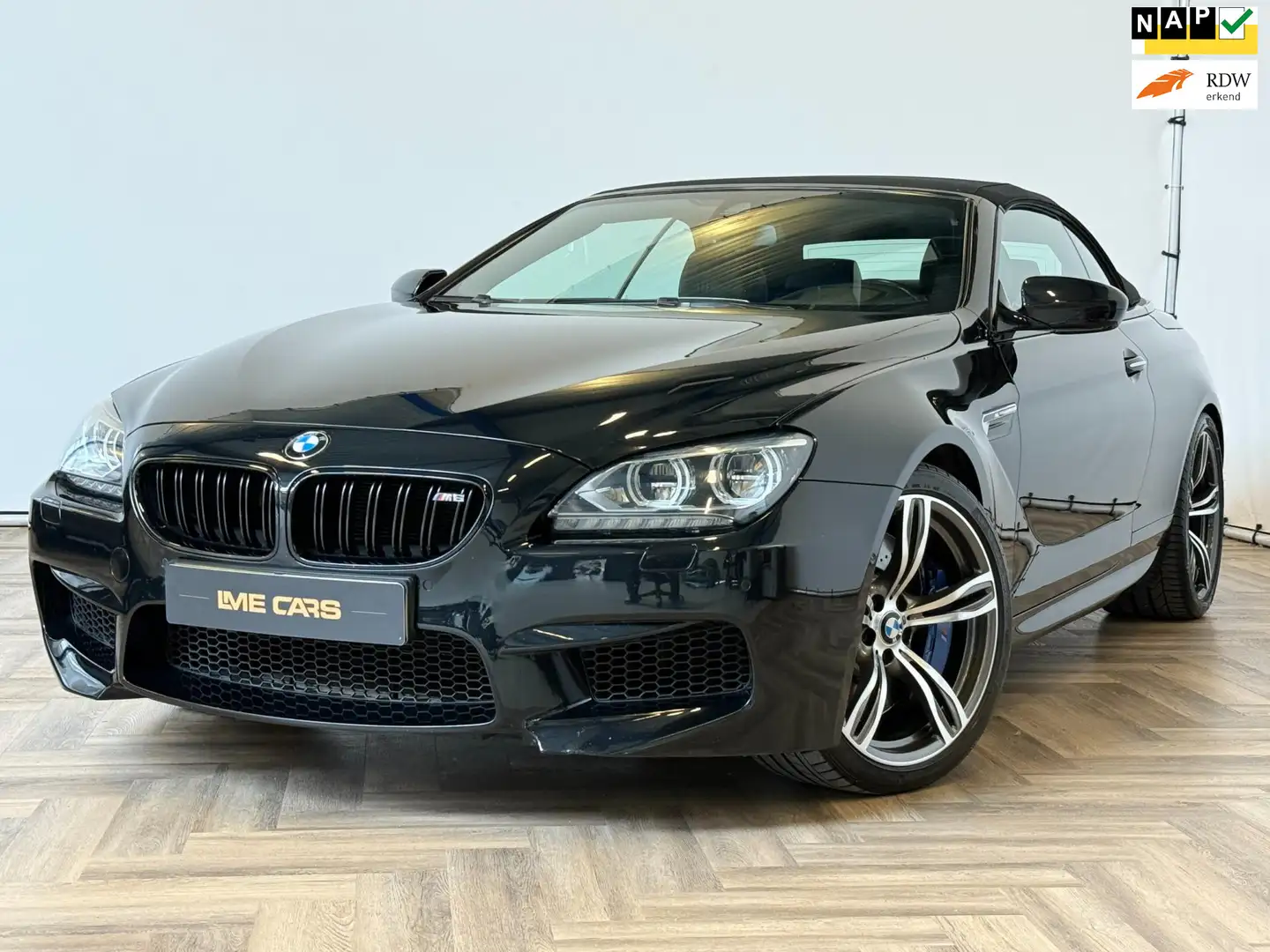 BMW M6 6-serie Cabrio , 560PK , DEALER ONDERHOUDEN , INRU Zwart - 1