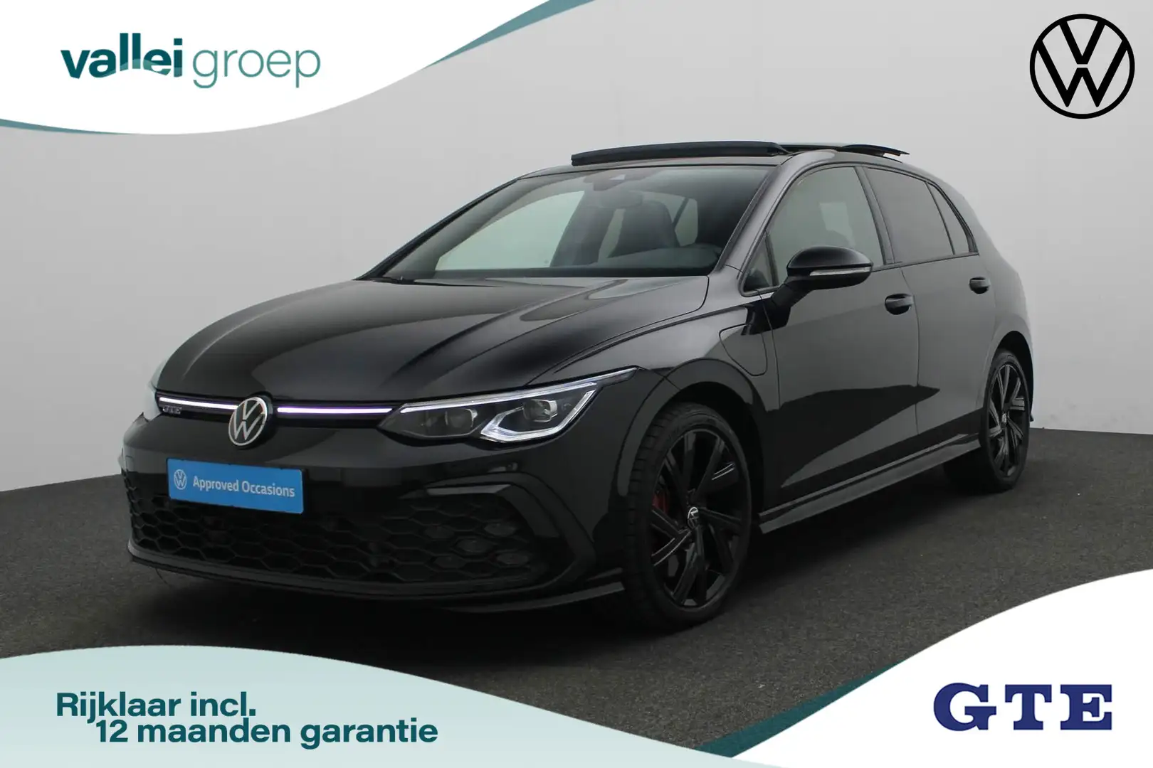 Volkswagen Golf GTE 1.4 245PK DSG eHybrid | Pano | IQ Light | Stuur-/s Чорний - 1