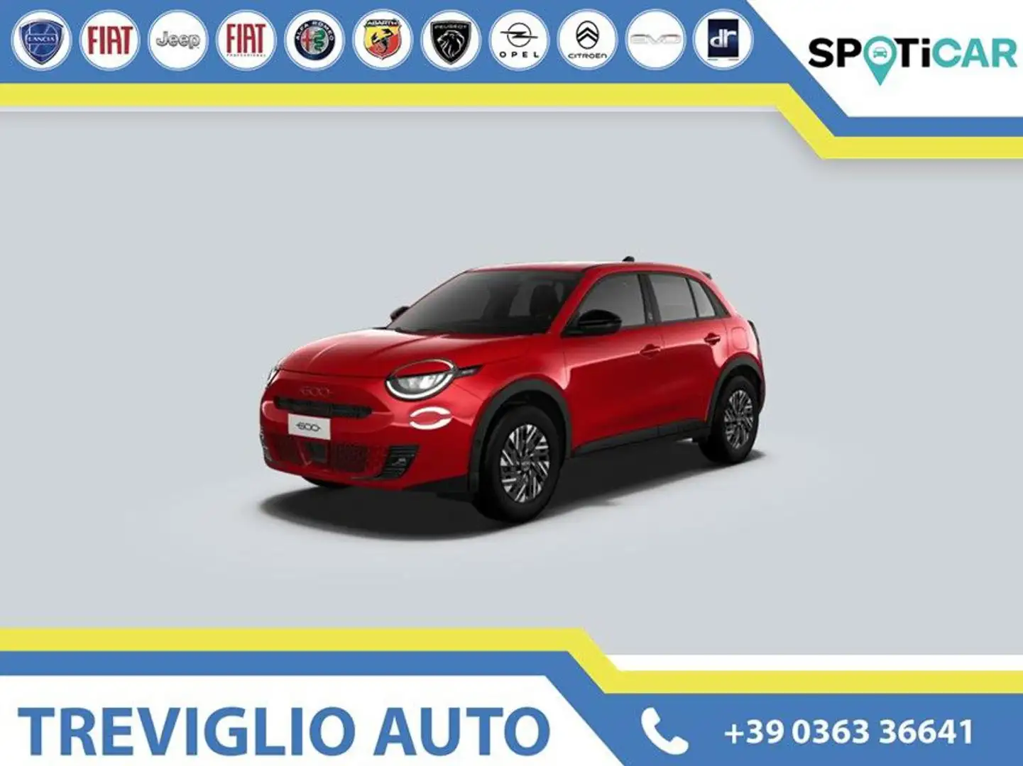 Fiat 600 RED+LA PRIMA Rosso - 1