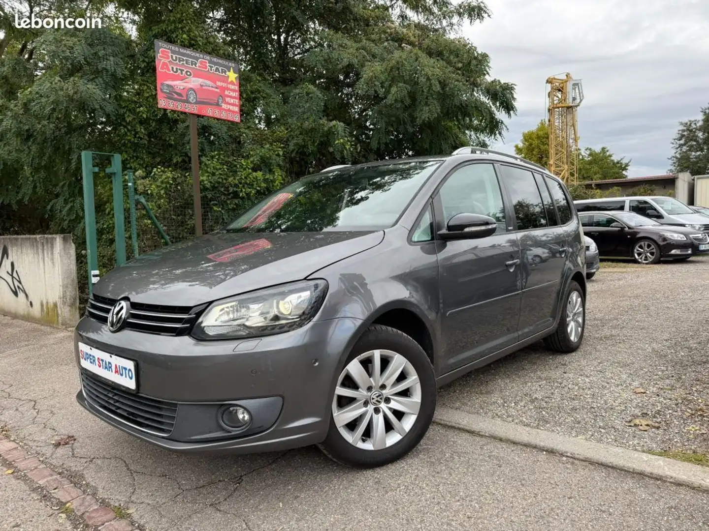 Volkswagen Touran 2011 1.6 tdi confortline 7 places 1er main Gris - 2