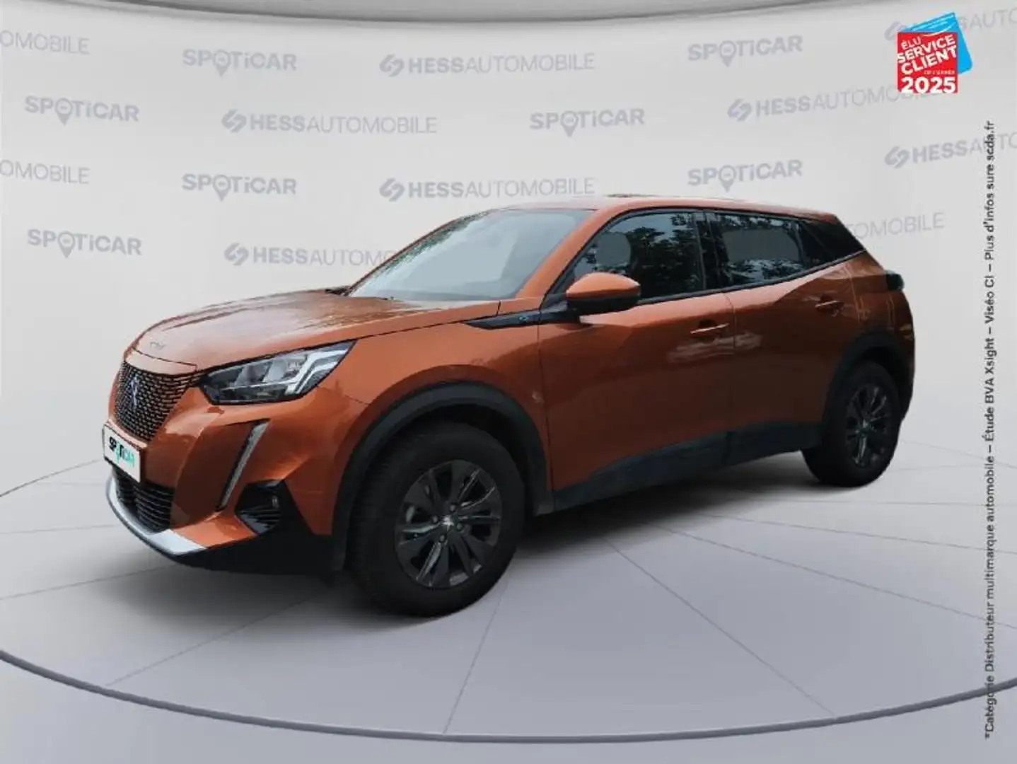 Peugeot e-2008 E-2008 136CH ACTIVE PACK Orange - 1