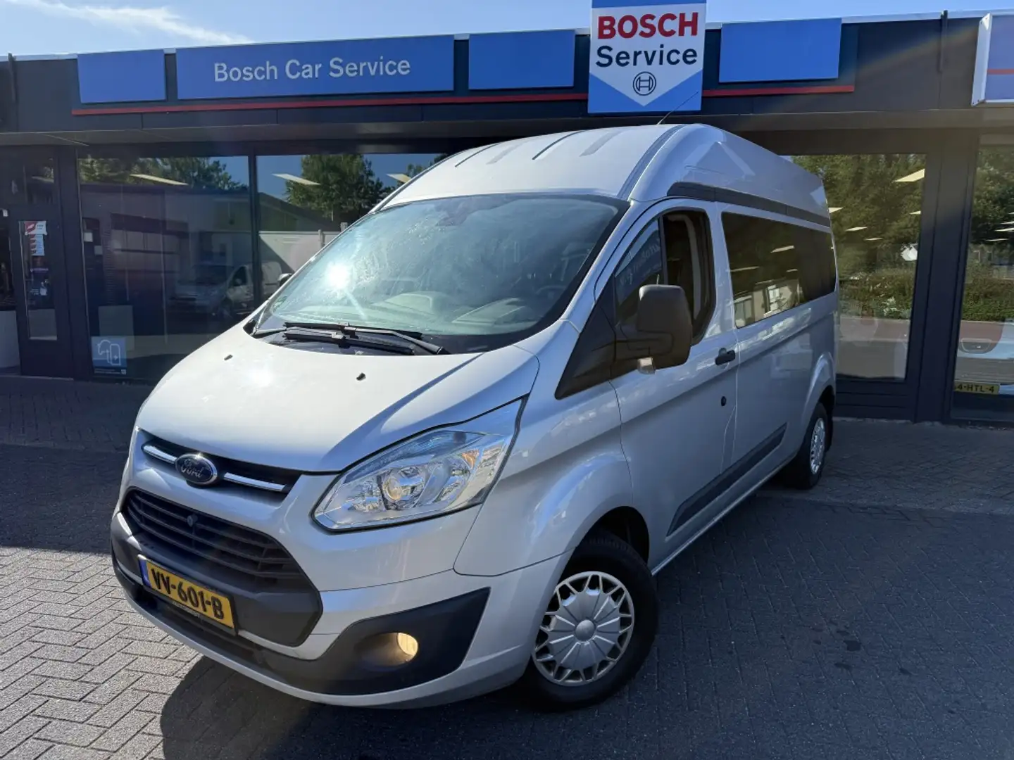 Ford Transit Custom 310 2.2 TDCI L2H2 Rolstoelbus + rolstoellift Grau - 1