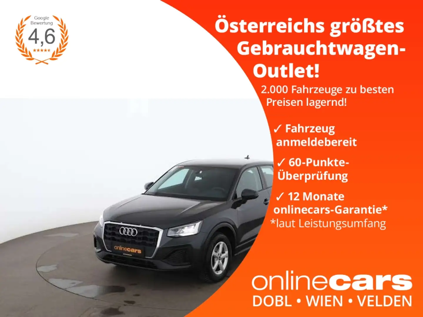Audi Q2 30 TFSI LED NAVI DIGI-TACHO KLIMA TEMP PDC Grau - 1