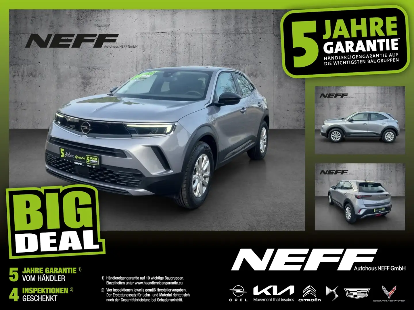 Opel Mokka 1.2 Turbo Edition LED+SHZ+Fernlichtass.+LM Gris - 1