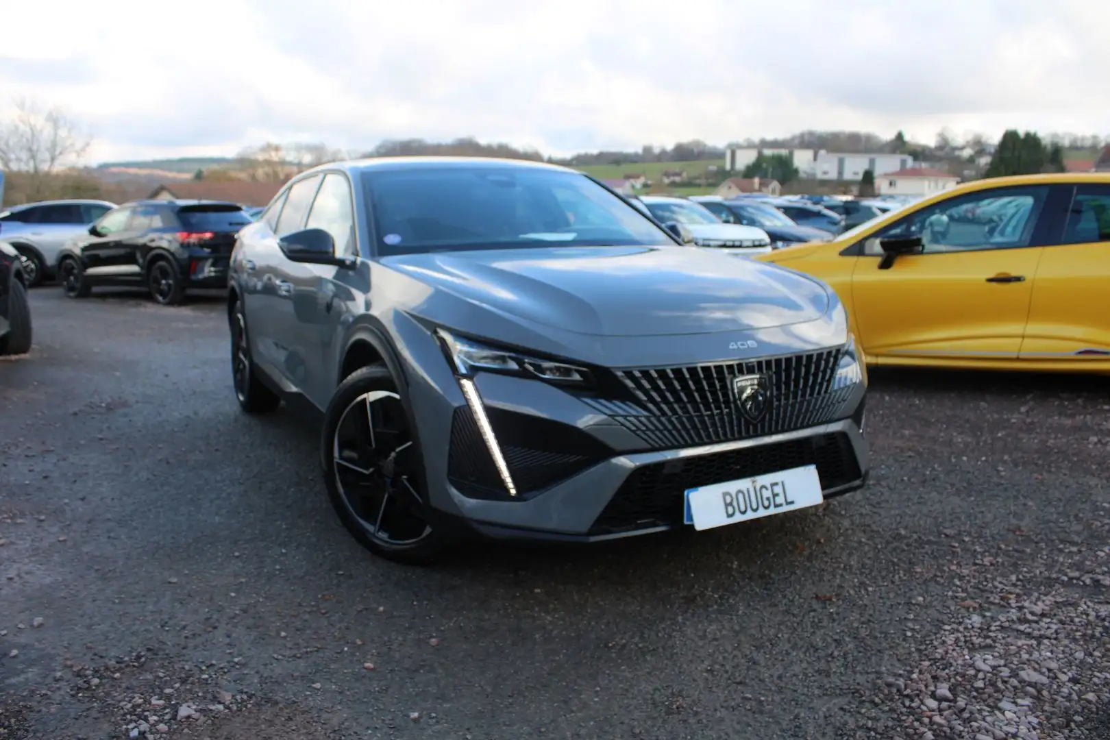 Peugeot 408 HYBRID 136 CV GT SPORT DSC6 BOITE AUTO CUIR ABS GRAND GPS 3D FULL LEDS JANTES 19 Gris - 1