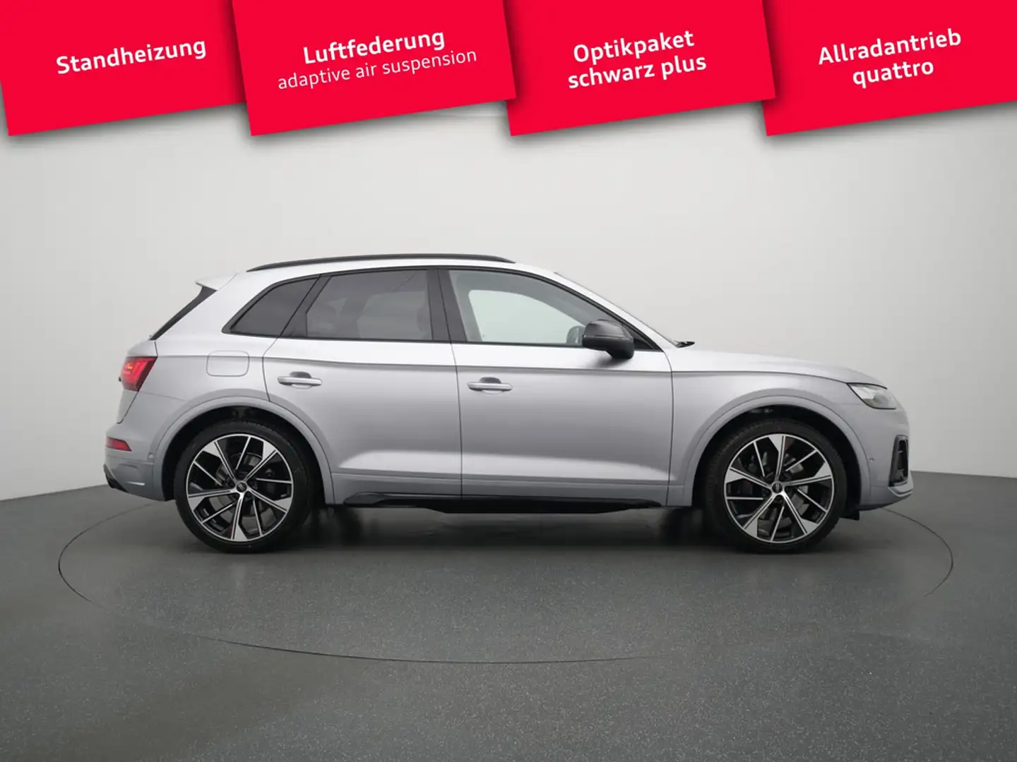 Audi SQ5 TDI B&O AHK STANDHZ PANO LEDER HUD KAM360 Silber - 2