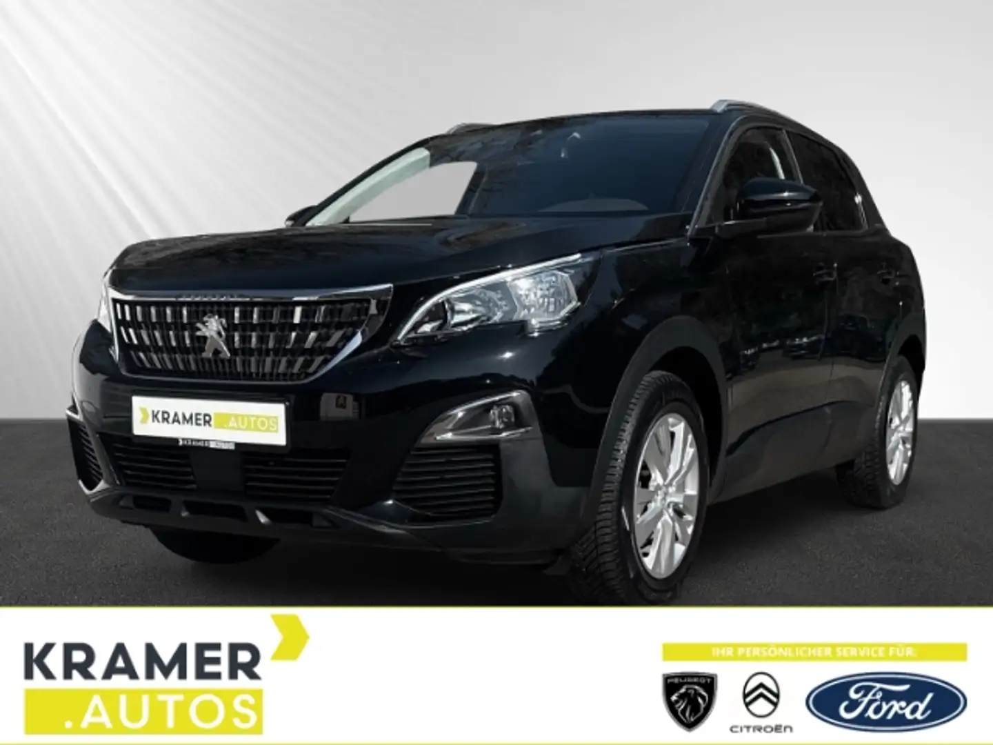 Peugeot 3008 Active 1.2 PureTech 130*NAVI*PDC*SHZ*TEMPOMAT*GJR* Fekete - 1