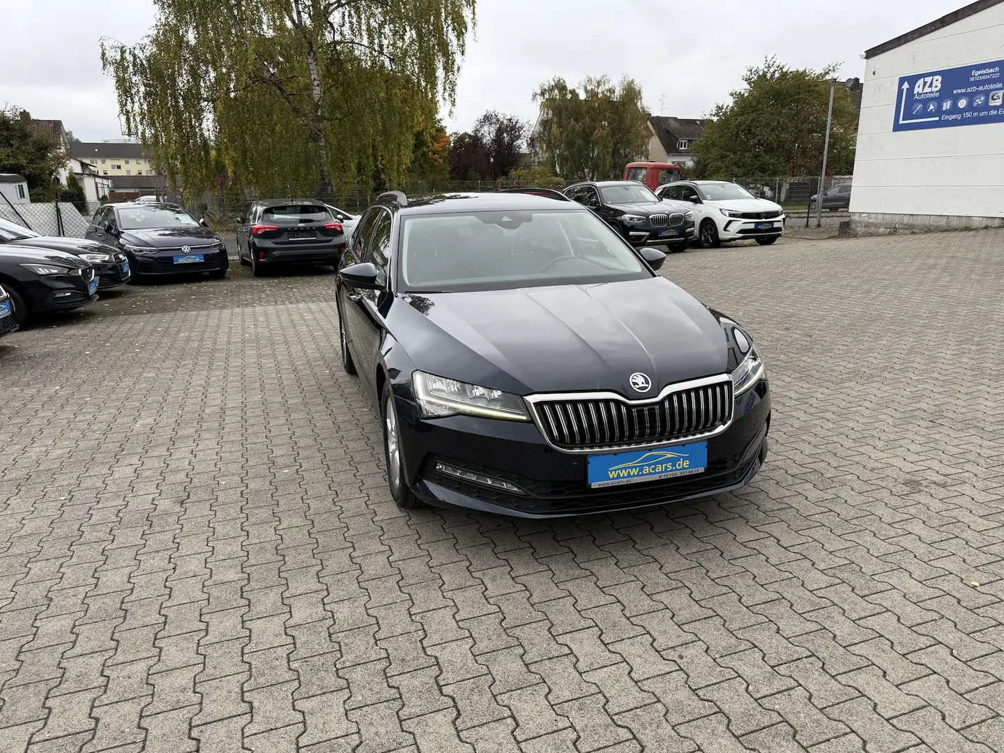 Skoda Superb Ambition 2,0 TDI Aut Navi LED ACC SHA PDC Alu16 E6 Bleu - 2