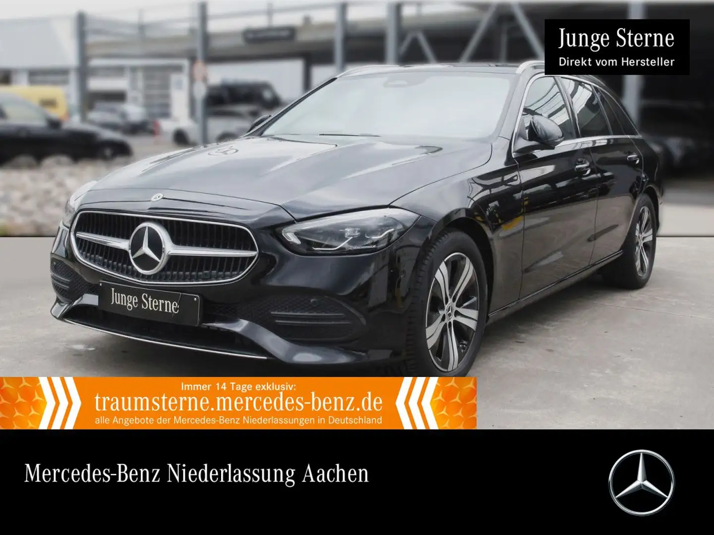 Mercedes-Benz C 200 d T AVANTG+LED+KAMERA+TOTW+KEYLESS+9G Negro - 1