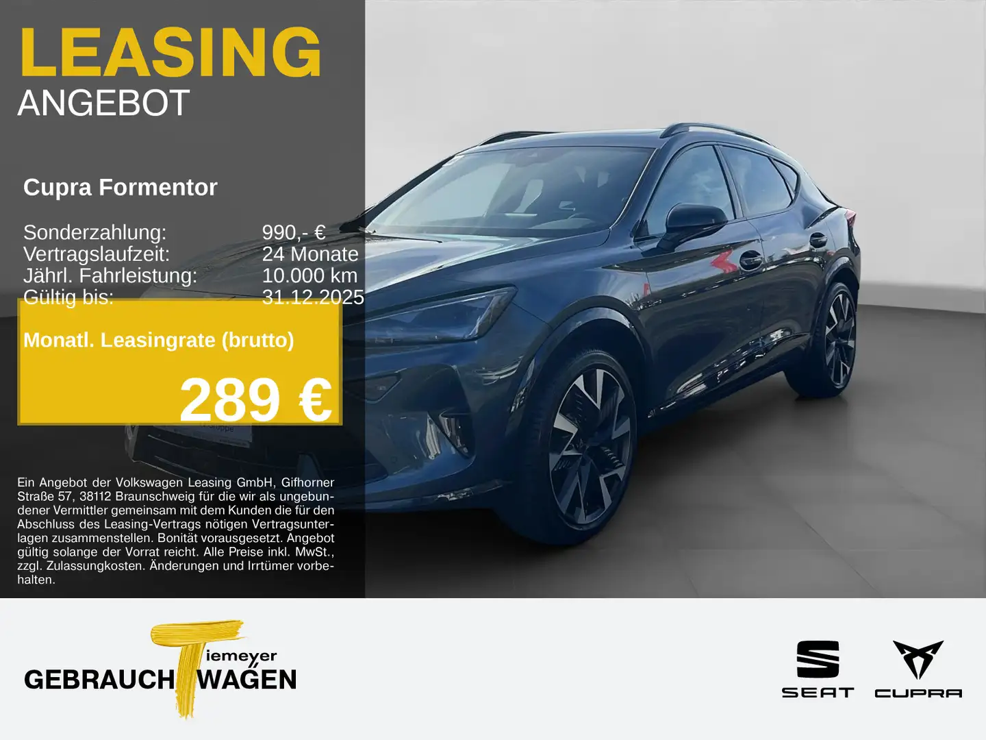 CUPRA Formentor VZ 2.0 TSI LM19 PANO AHK SENNHEISER 36 Grau - 1