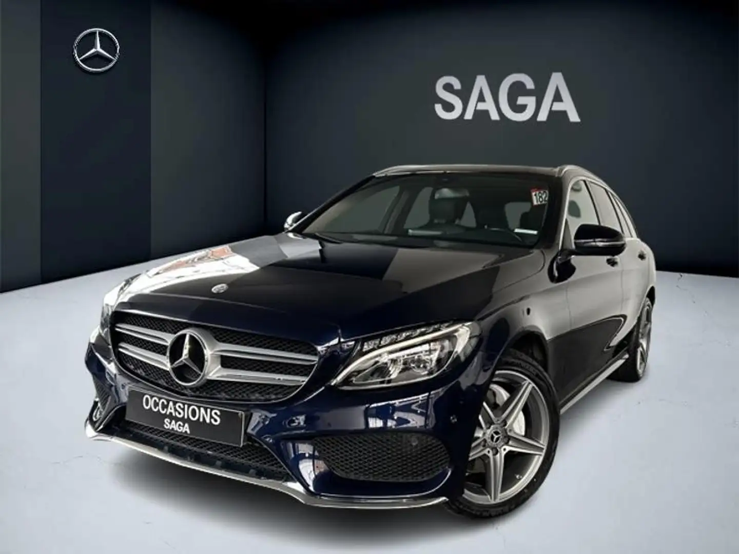 Mercedes-Benz C 180 d Break Amg Line Blau - 1