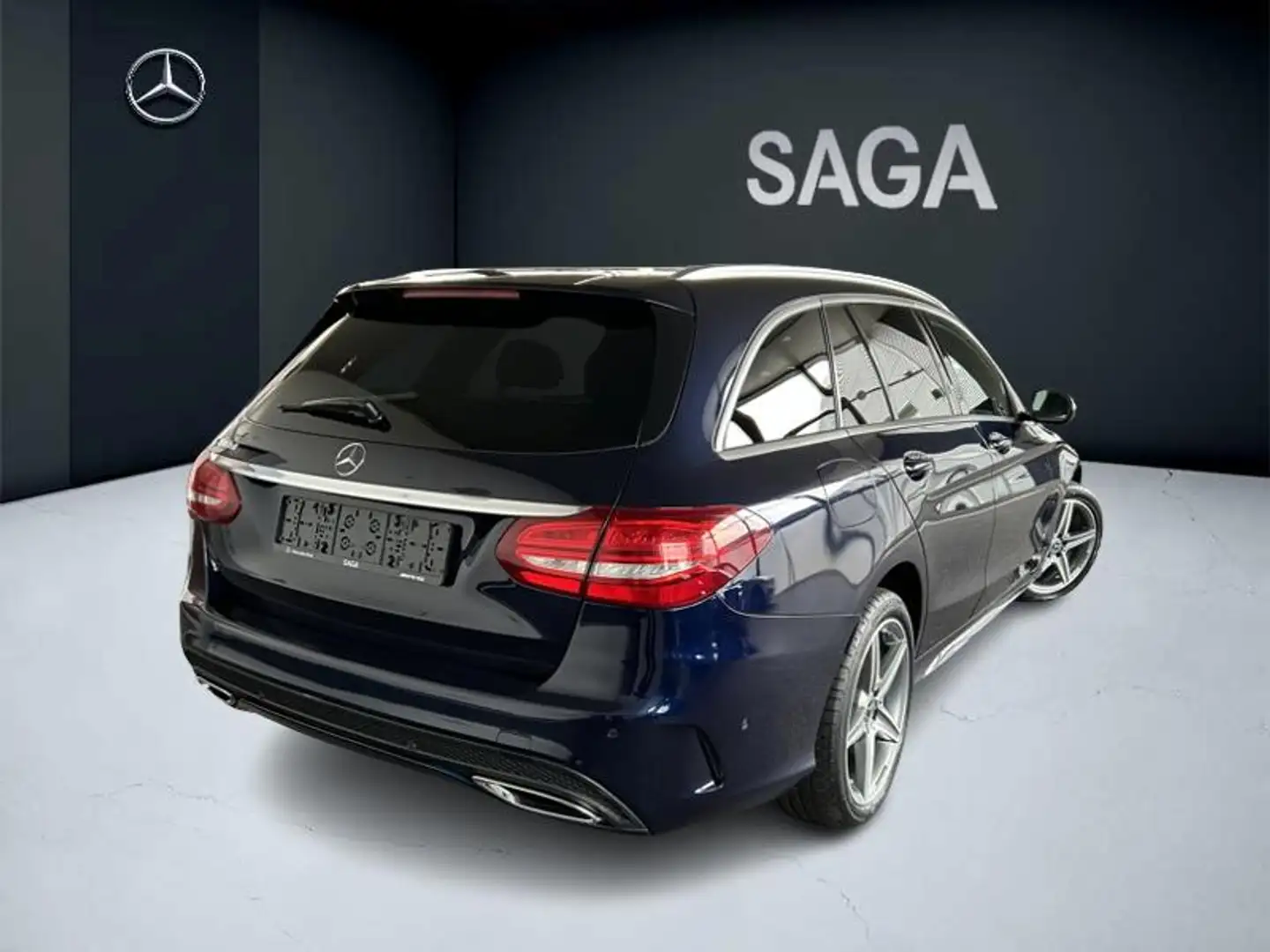 Mercedes-Benz C 180 d Break Amg Line Blau - 2