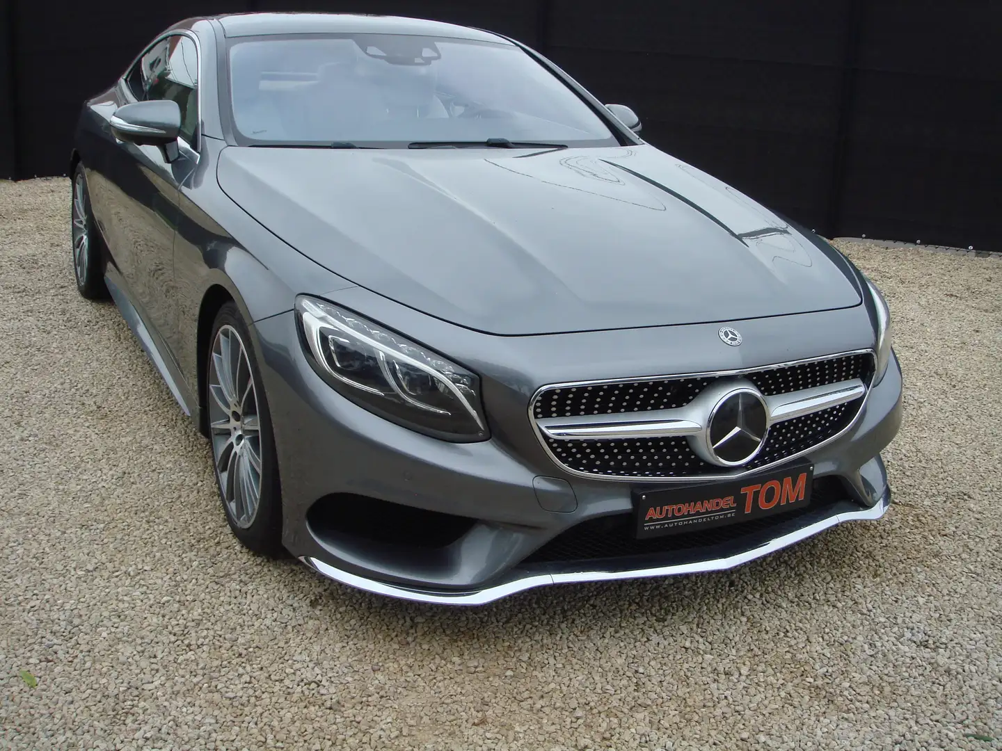 Mercedes-Benz S 500 COUPE 4-MATIC * AMG LINE * NIGHT VISION *BURMESTER Grijs - 1