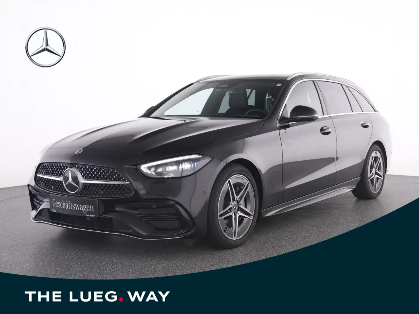 Mercedes-Benz C 200 d T AMG+PANO+AHK+DIG.LIGHT+EDW+MEMORY+360° Schwarz - 1