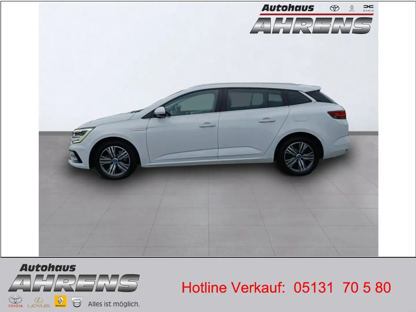 Renault Megane Grandtour E-TECH Plug-in 160 INTENS AHK Allwetter Weiß - 2