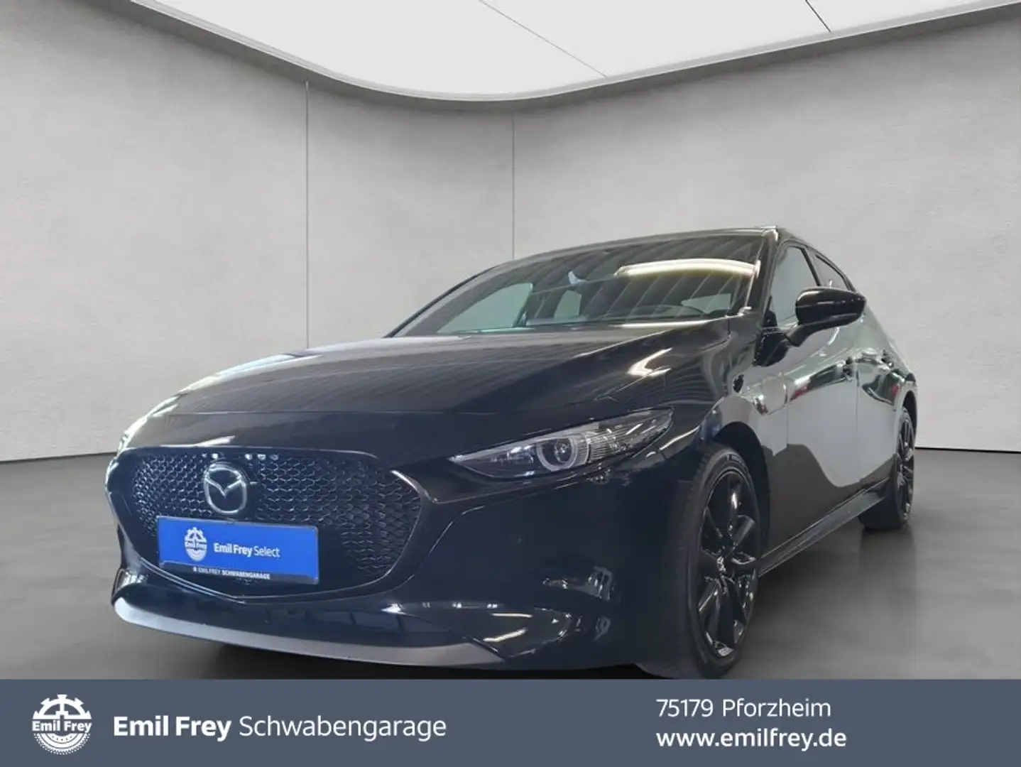 Mazda 3 e-SKYACTIV-X 186 M HYBRID DRIVE EXCLUSIVE-LINE Schwarz - 1