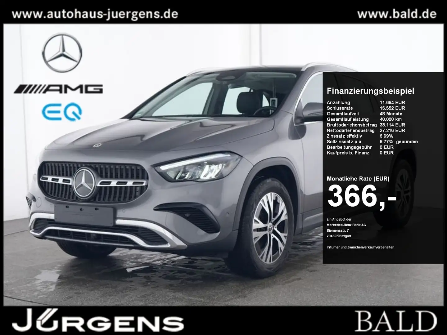 Mercedes-Benz GLA 200 /Perf-AGA/Progressive/MBUX/LED/Wide/Pano Gris - 1