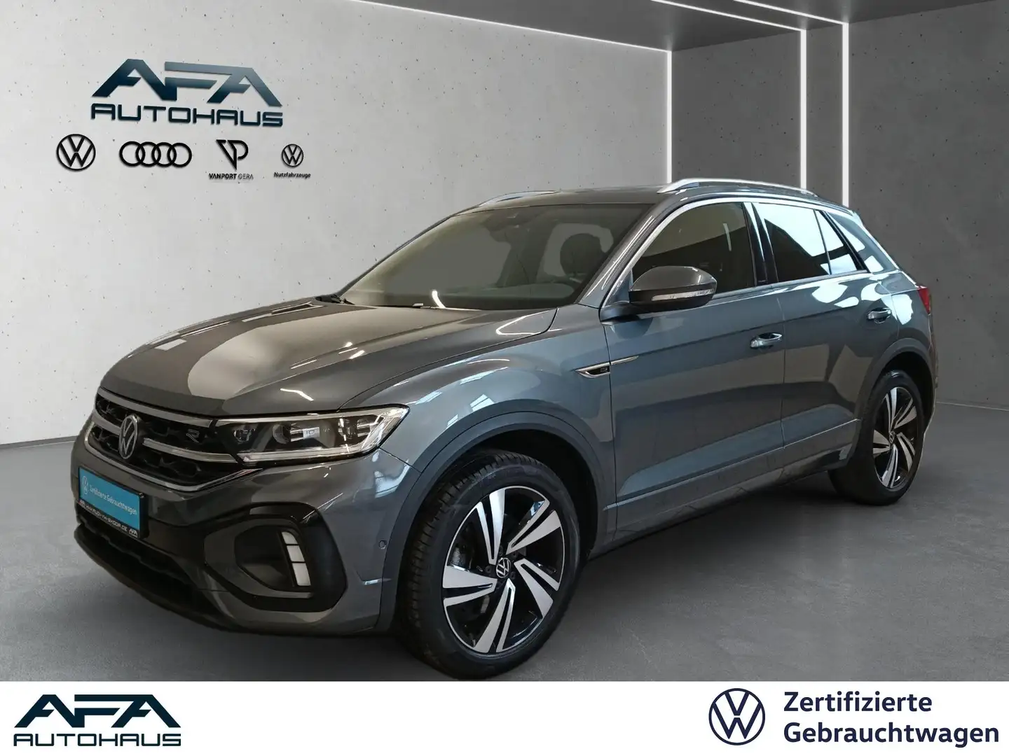 Volkswagen T-Roc 2.0 TSI R-Line 4M DSG Pano*Navi*LED*DCC*DC Grau - 1