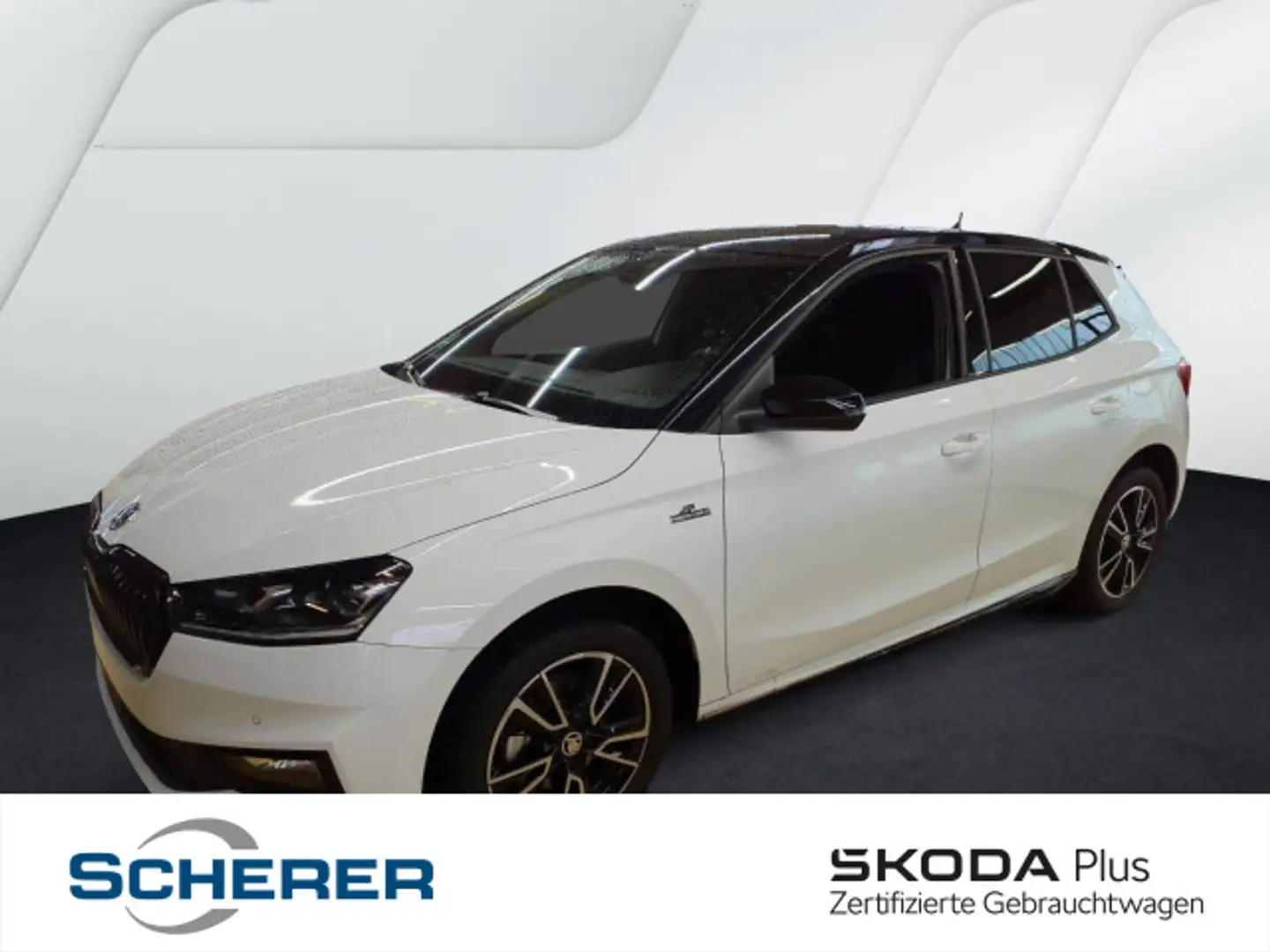 Skoda Fabia 1.0 TSI DSG Monte Carlo LED+ACC+Kamera+Nav Weiß - 1