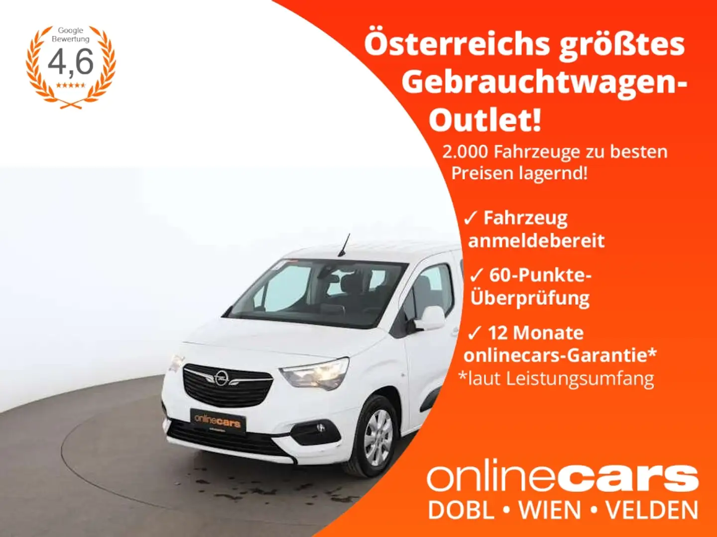 Opel Combo Life 1.5 CDTI L1H1 AHK NAVI SITZHZG PDC Blanco - 1