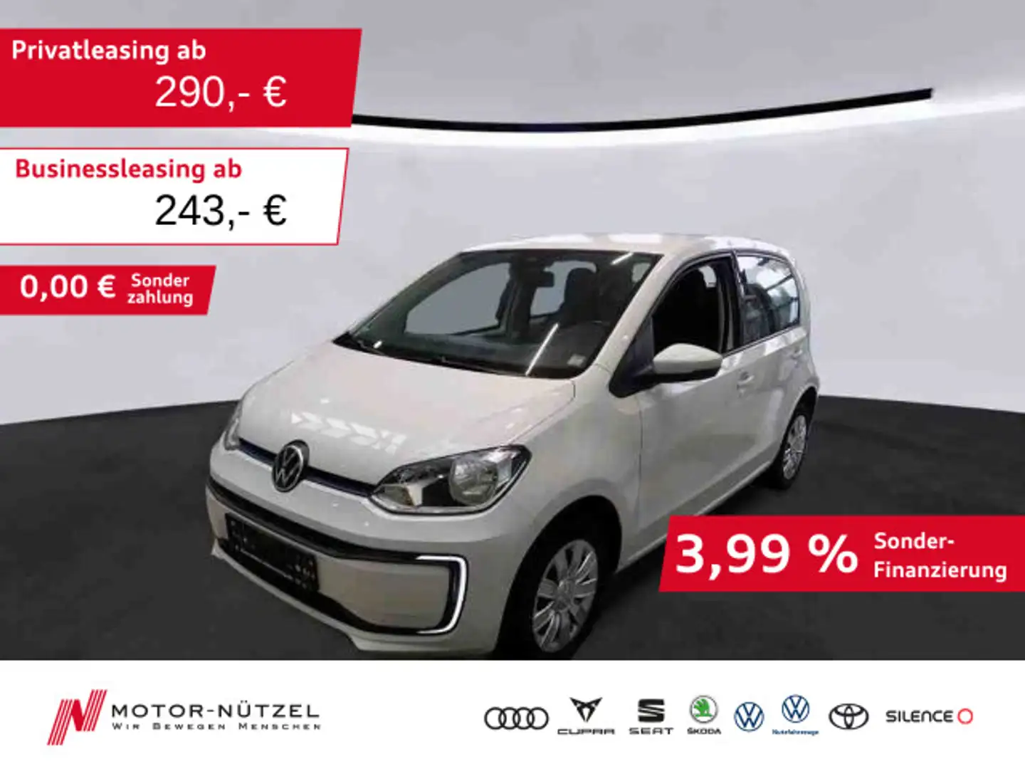 Volkswagen e-up! MOVE up! KLIMA+SHZ+GRA+PDC+RFK+DAB+MFL+CCS Weiß - 1