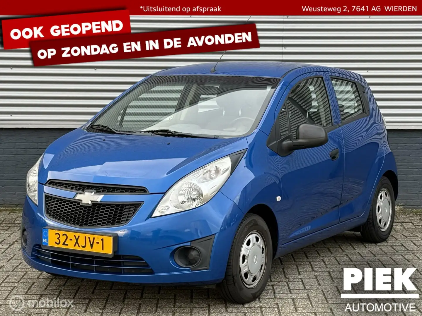 Chevrolet Spark 1.0 16V LS Bi-Fuel AIRCO APK Blauw - 1