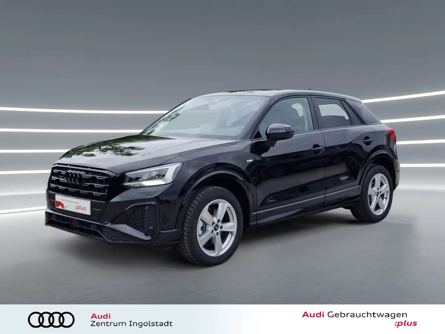 Audi Q2 40 TFSI qu S line AHK ACC NAVI Opt-schw+ Kam. Schwarz - 2