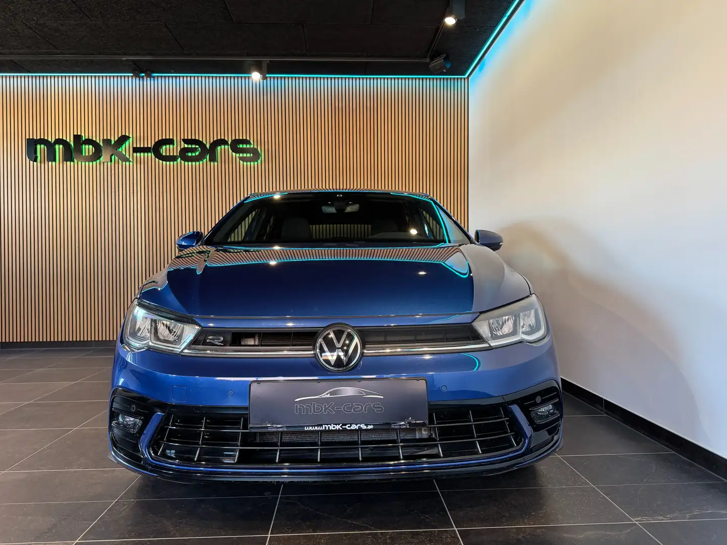 Volkswagen Polo 1,0TSI R-Line Blau - 2