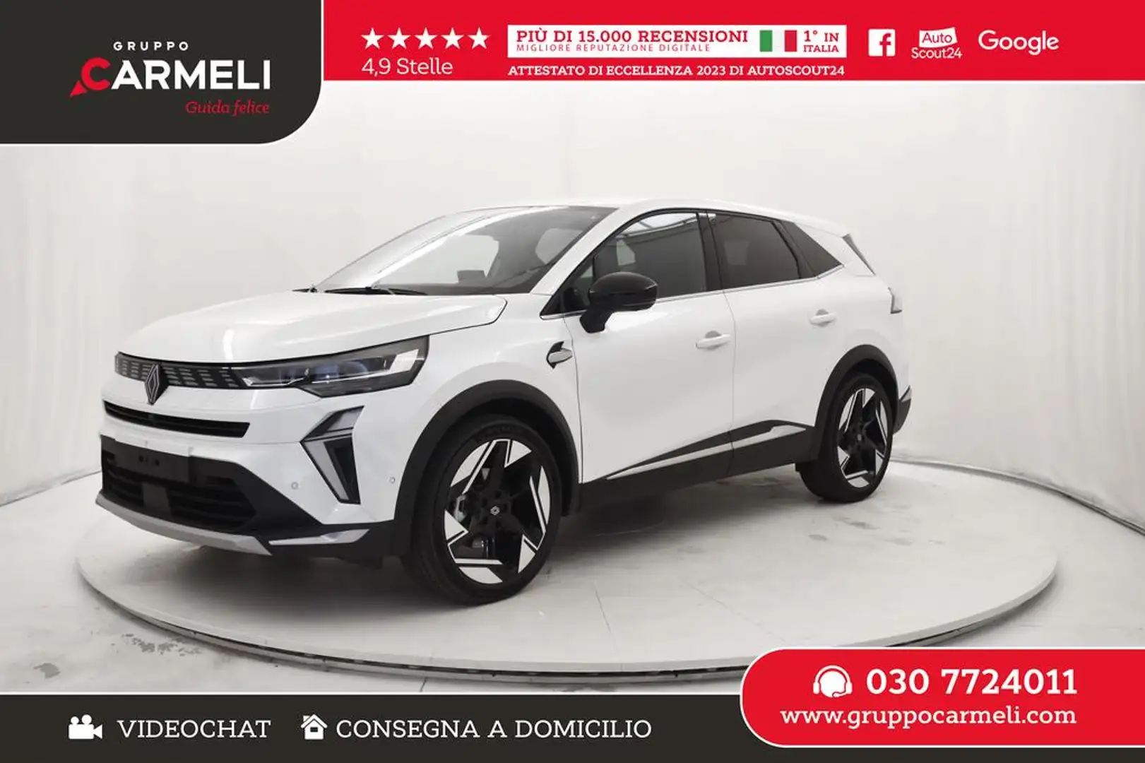 Renault Symbioz 1.6 E-Tech full hybrid Iconic 145cv auto KM0 Blanc - 1