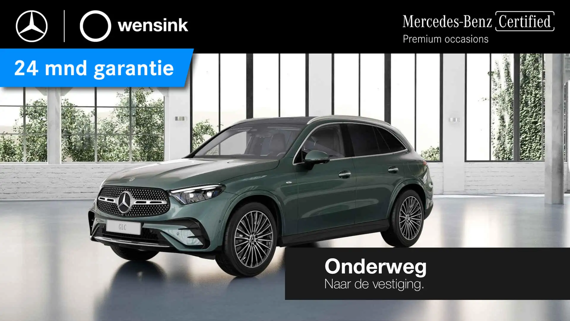 Mercedes-Benz GLC 300 300e 4MATIC AMG Line | Panoramadak | Trekhaak| Win Zilver - 1