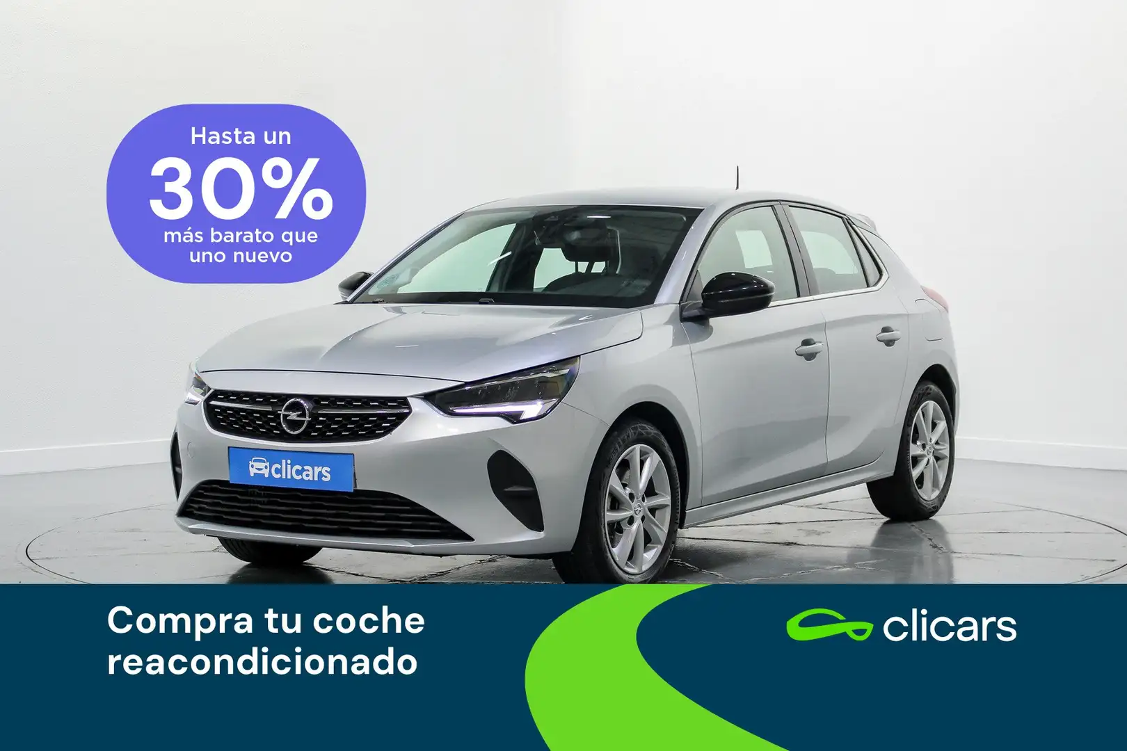Opel Corsa 1.2T XHT S/S Elegance AT8 100 Plateado - 1