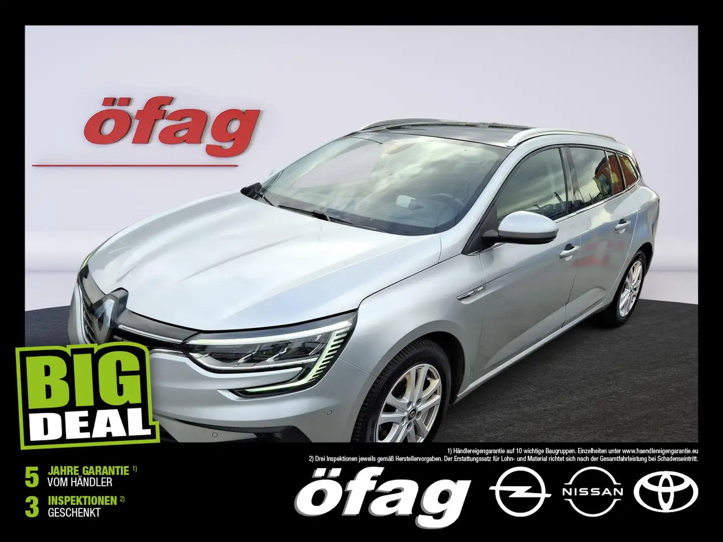 Renault Megane Grandtour Techno Blue dCi 115 EDC LED+PDC Grau - 1