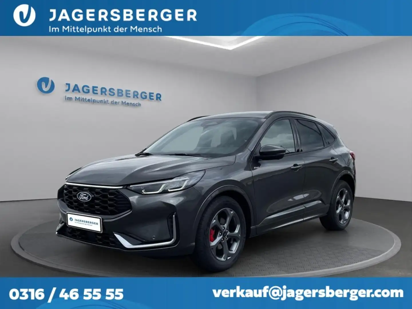 Ford Kuga 2,5 Duratec FHEV ST-Line X Aut. Grau - 1