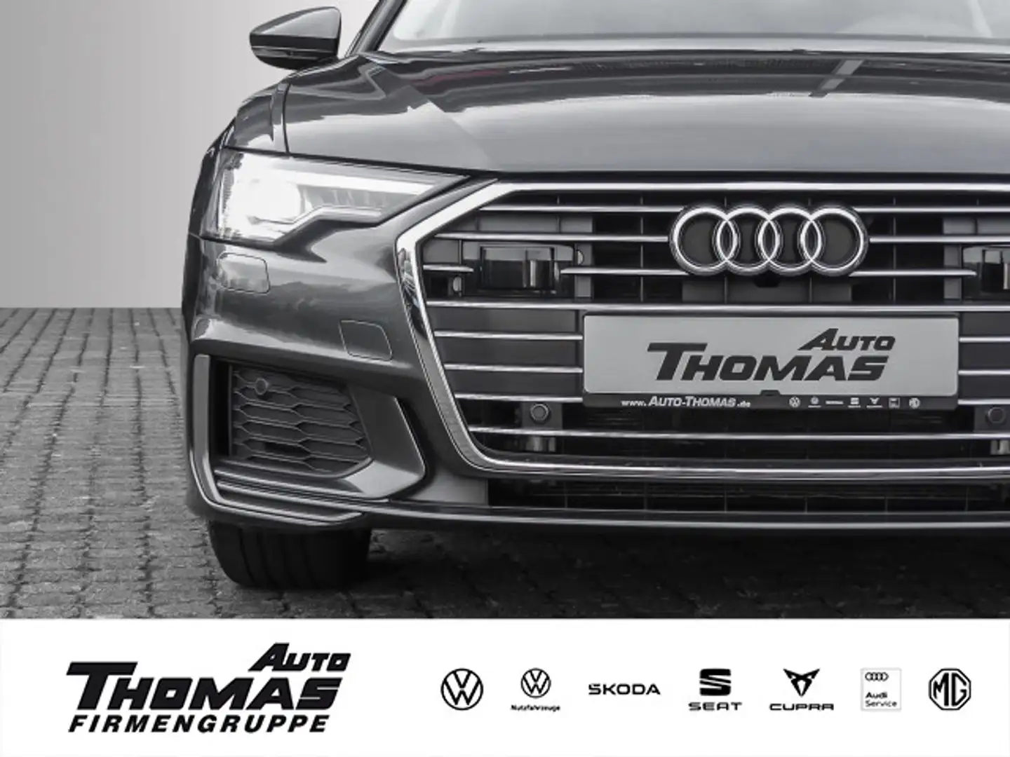 Audi A6 S line 2.0 TDI S tronic MATRIX+PDC+SHZ Grijs - 1