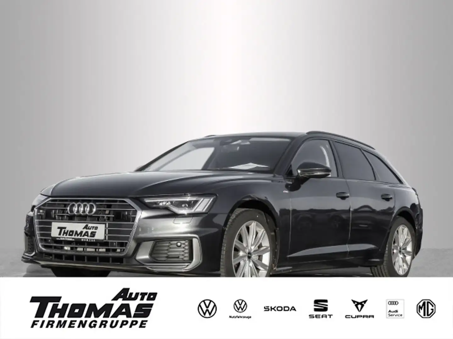 Audi A6 S line 2.0 TDI S tronic MATRIX+PDC+SHZ Gris - 1