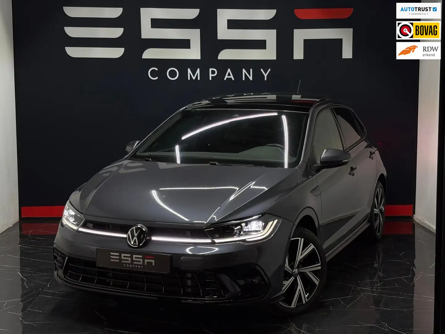 Volkswagen Polo 1.0 TSI R-Line Pano IQ Keyless Beats DSG Matrix Gris - 1
