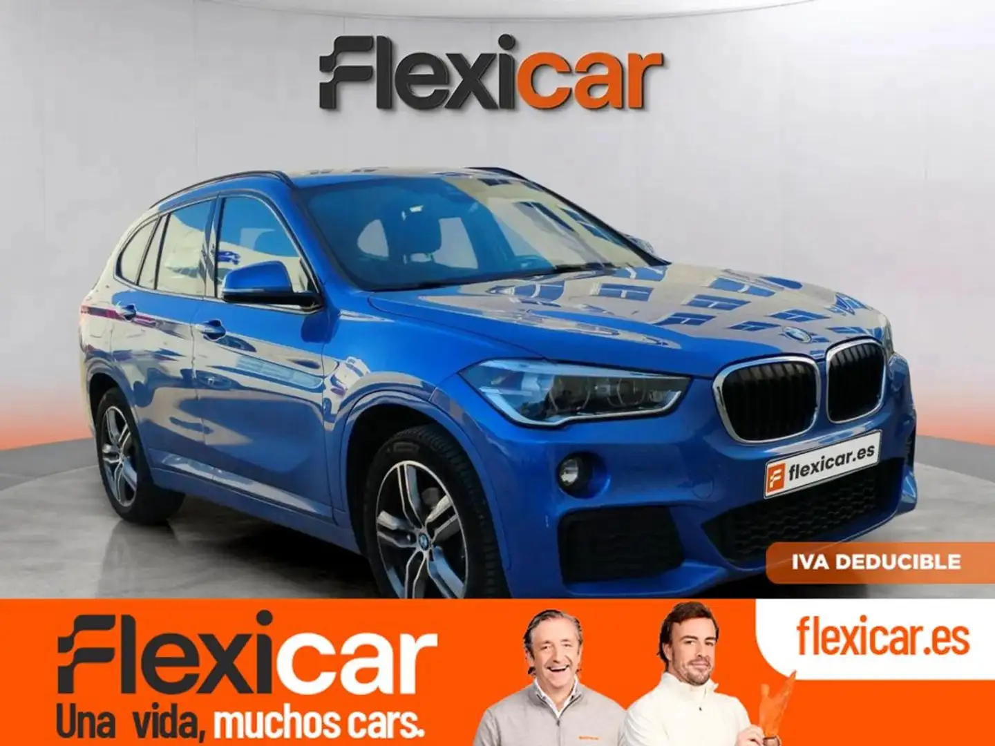 BMW X1 sDrive18d Bleu - 1