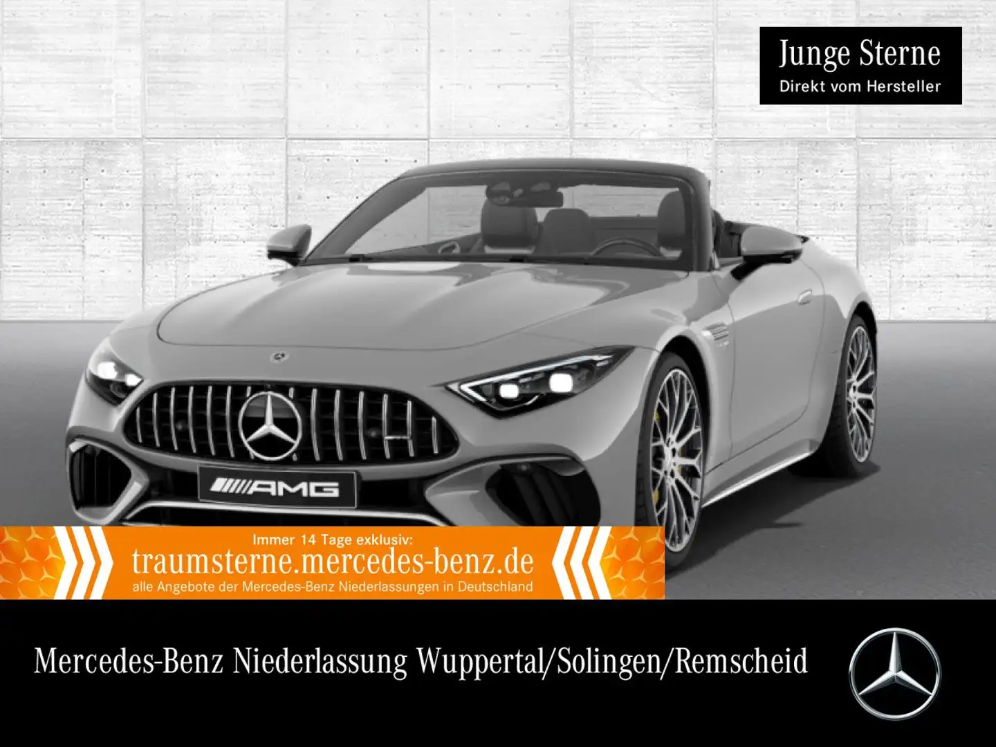 Mercedes-Benz SL 63 AMG Cab. 4M 360° Burmester Distr+ Multisitz Grau - 1