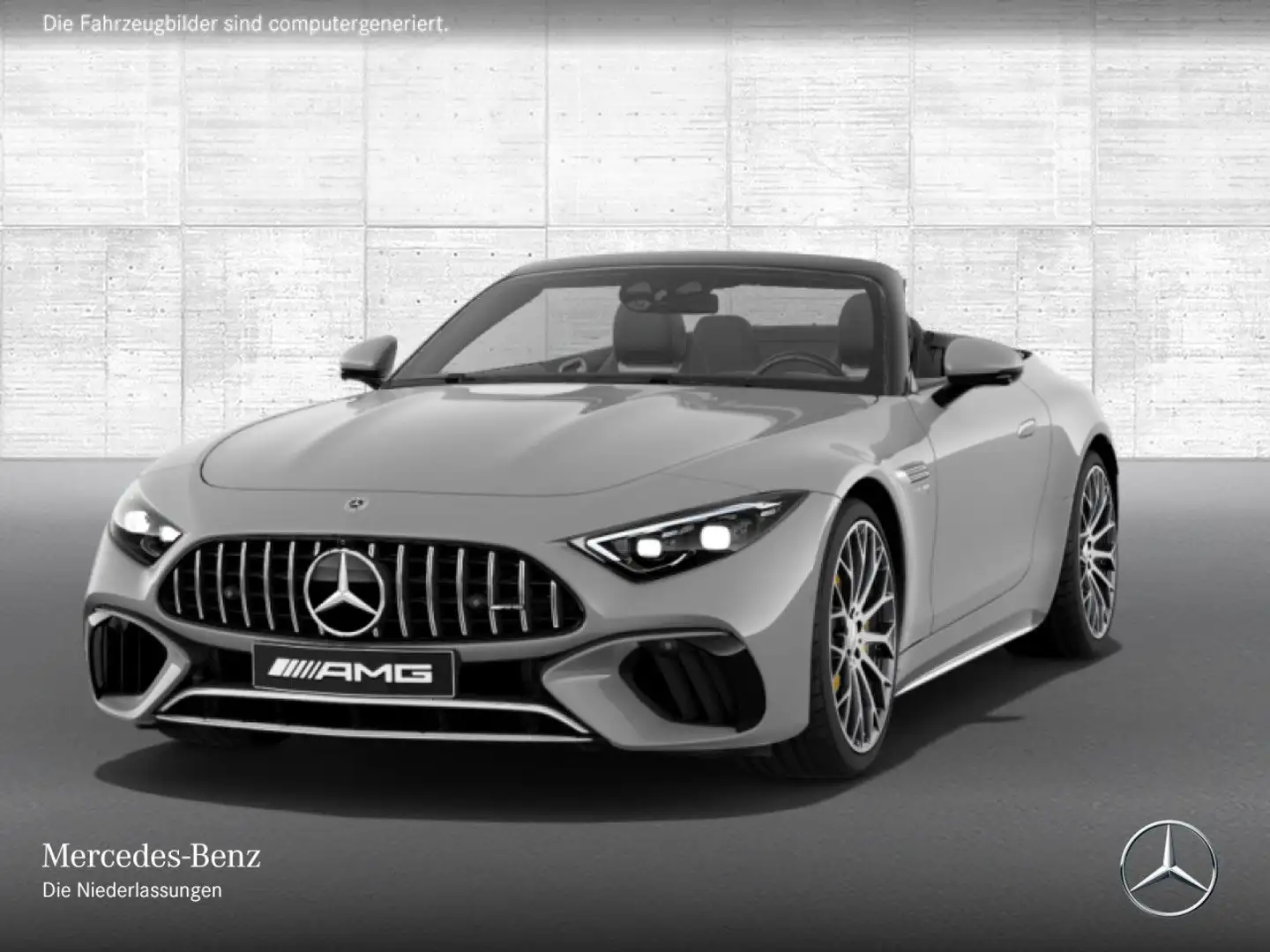 Mercedes-Benz SL 63 AMG Cab. 4M 360° Burmester Distr+ Multisitz Grau - 2