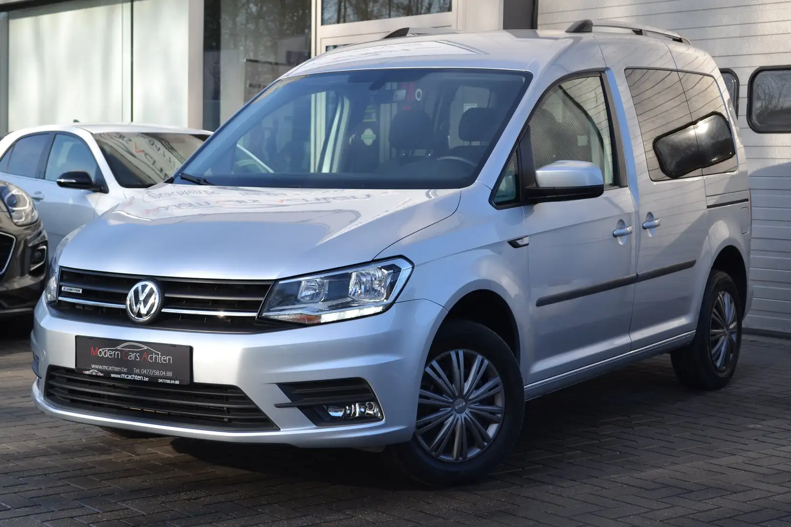 Volkswagen Caddy 1.4 TGI Benzine & CNG * Automaat * DSG * 5 zitpl. Argent - 1
