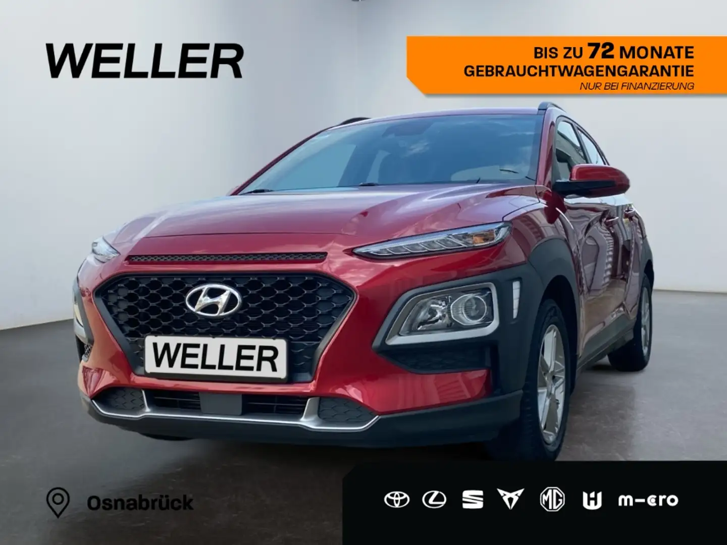 Hyundai KONA 1.0 T-GDI Pure*KLIMA*BLUETOOTH*TEMPOMAT Rot - 1