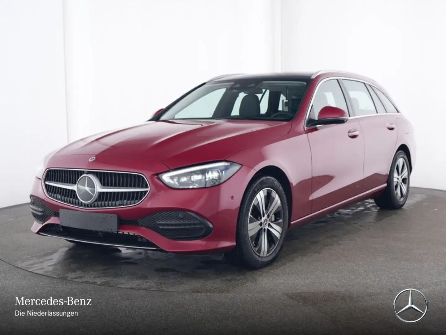 Mercedes-Benz C 300 de T 4M AVANTG+PANO+360+KEYLESS+9G Rot - 2