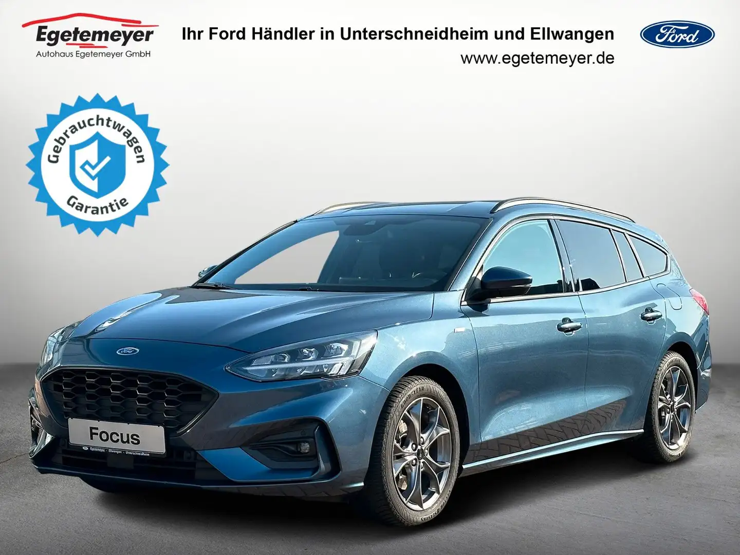 Ford Focus Turnier ST-Line NAVI AHK LED RFK SPA Blau - 1