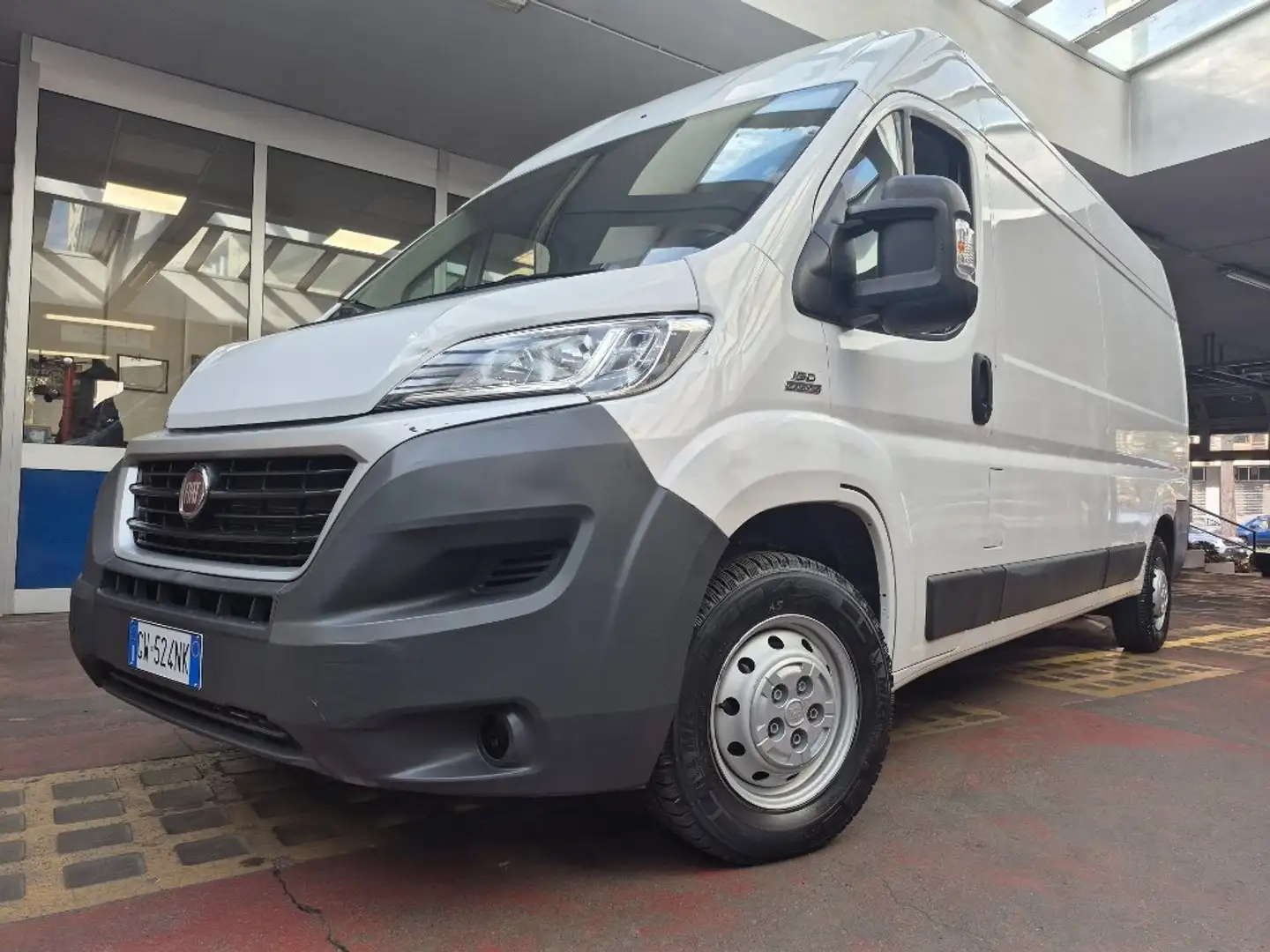 Fiat Ducato 2.3M-jet 16v 150cv, P. LUNGO/T. ALTO, IVA ESCLUSA! Bianco - 1