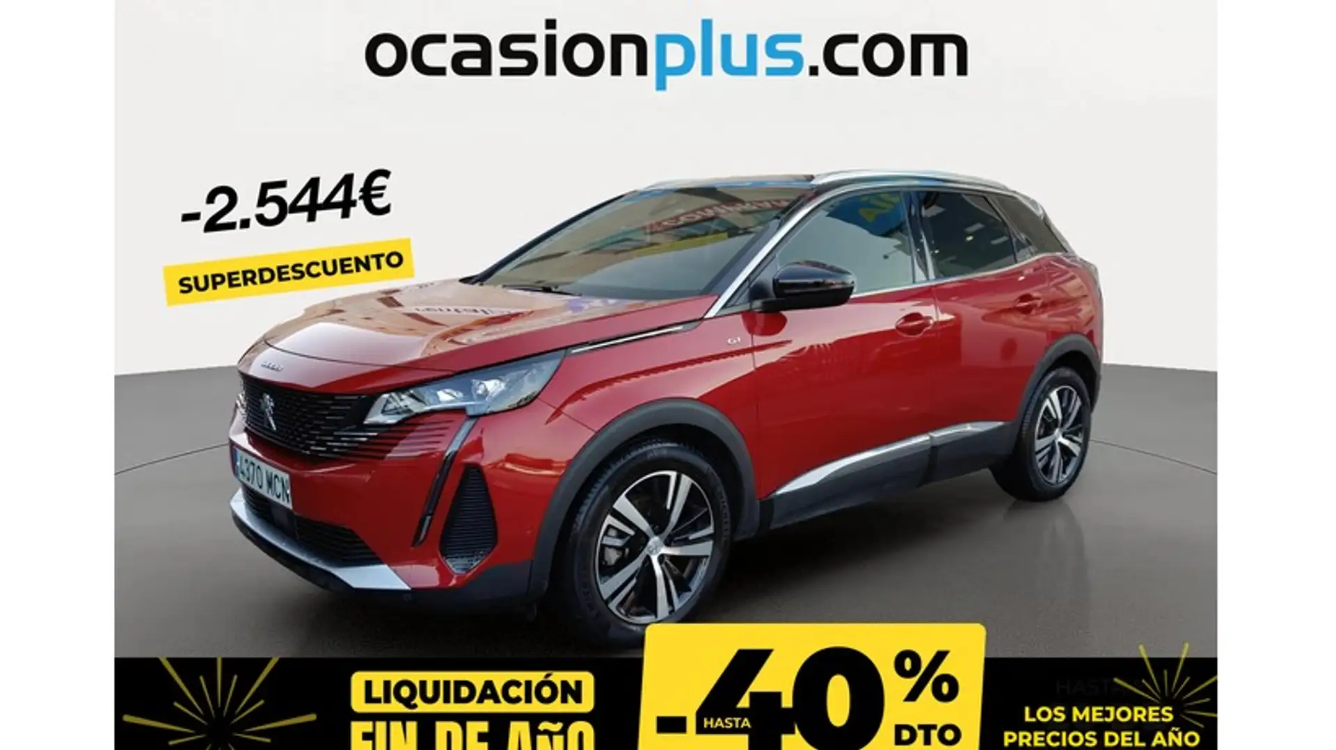 Peugeot 3008 1.6 BlueHDi Style EAT6 120 Rouge - 1