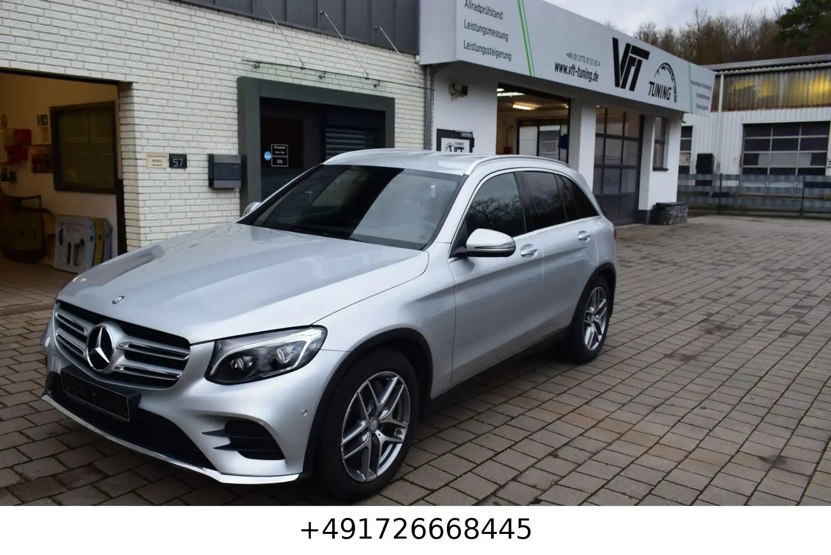 Mercedes-Benz GLC 250 d 4Matic AMG, Navi, Leder Argintiu - 1