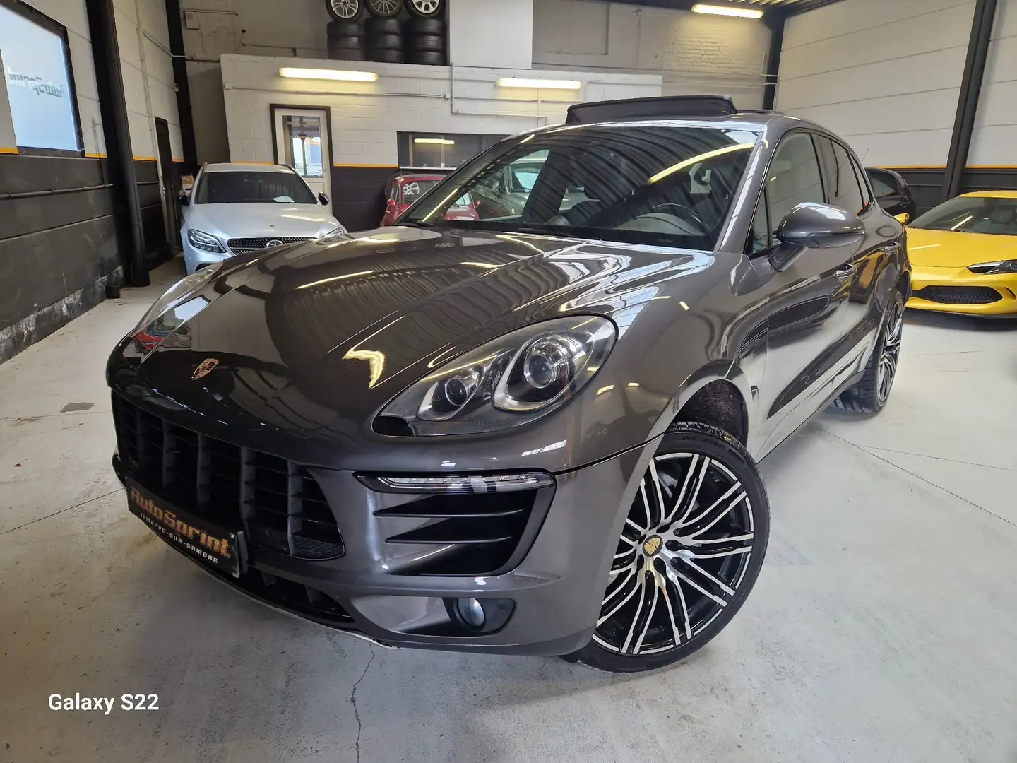 Porsche Macan MACAN S DIESEL PDK 258CH  TOIT  PANO BOSE Gris - 2