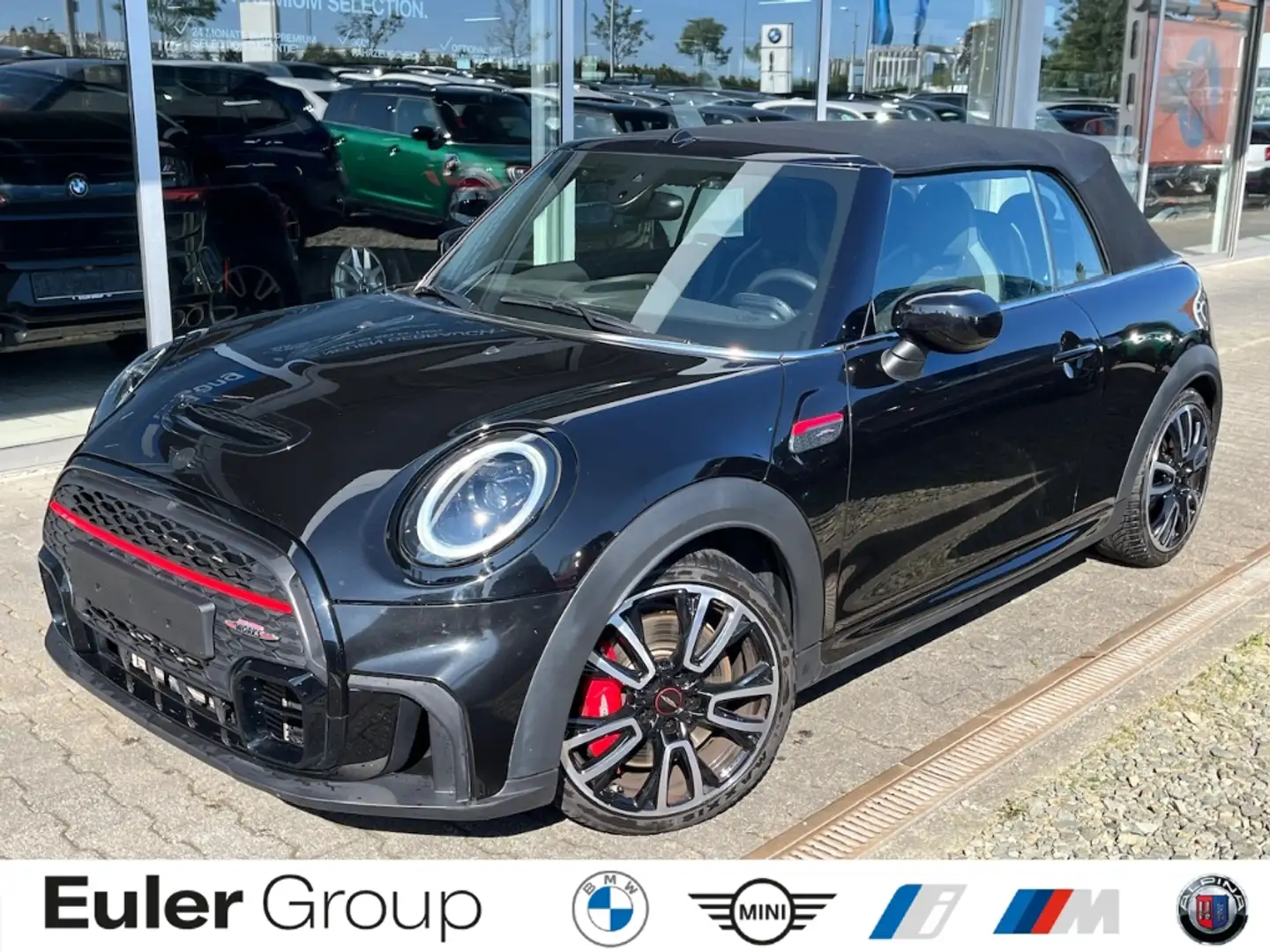 MINI John Cooper Works Cabrio El. Verdeck AD SHZ PDC DA Navi Leder LED 2-Z-Klima Schwarz - 1