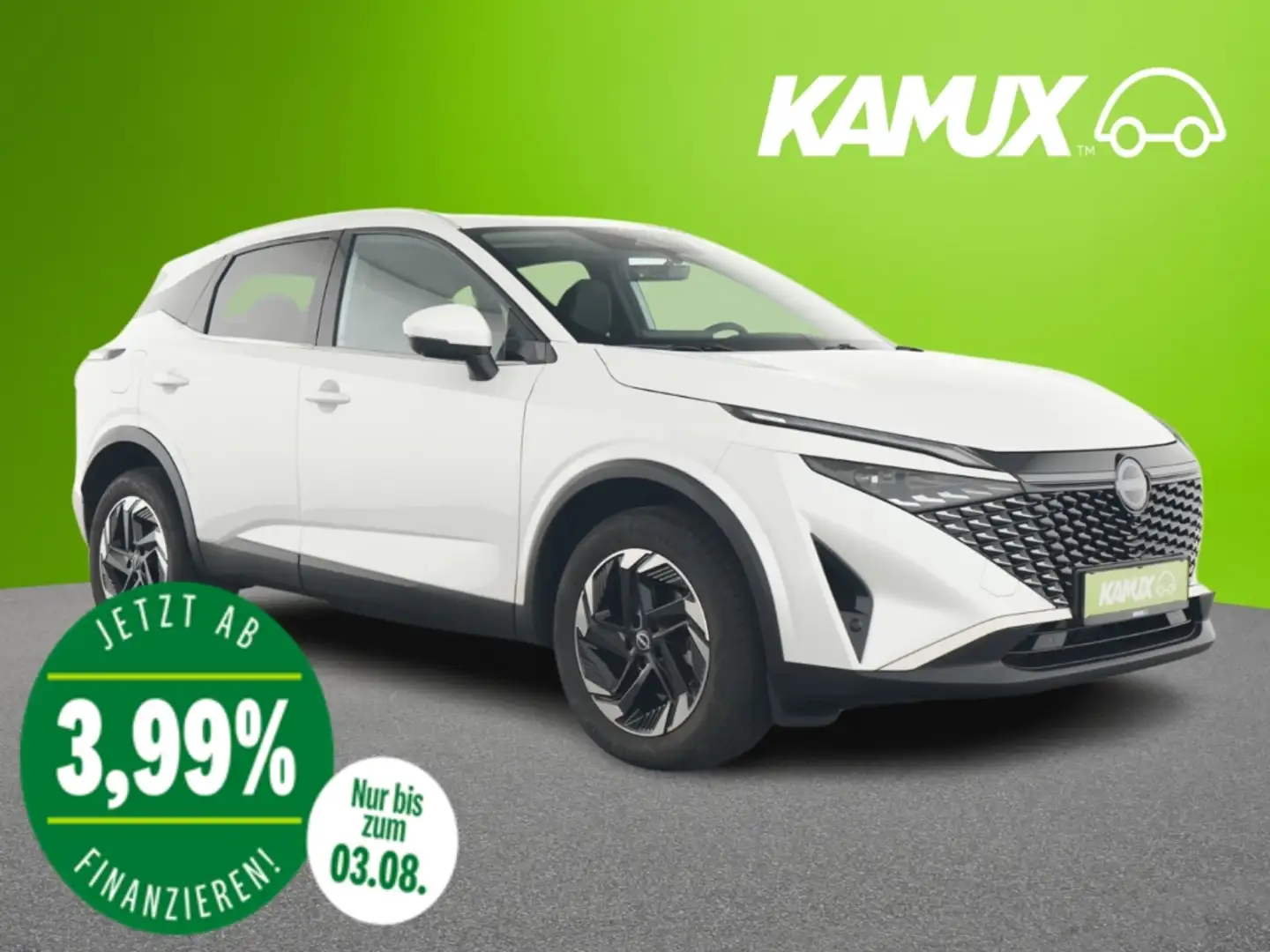 Nissan Qashqai 1.3DIG-T Aut.N-Connecta+LED+NAVI+VIRTUAL Weiß - 1